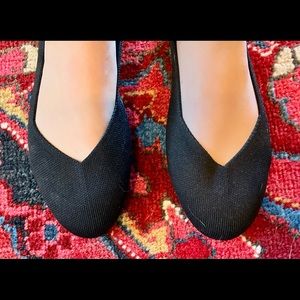 New solid black Rothy’s flats - size 10